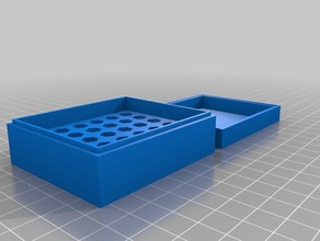 bocal da tampa caixa 3d impressão A contentor 3d print model - Mito3D