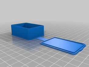 dji lentes de la caja almacenamiento los contenedores personalizado 3d print model - Mito3D
