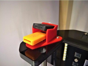 anet a8 micro sd uzantısı 3d baskı yazıcı yükseltme kapak kolay yazdırma yular halterung geliştirilmiş iyileştirme kart sahibi pla popüler prusa i3 kırmızı taslak usb 3d print model - Mito3D