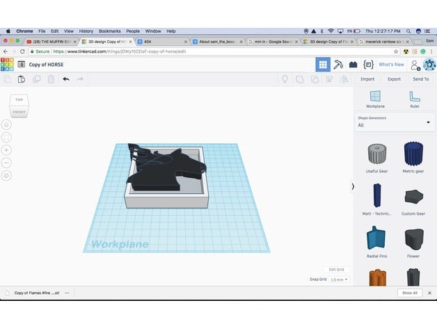 copy horse 3d printing 3D print model - Mito3D