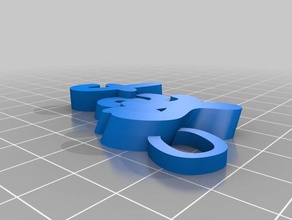 stef Schlüsselanhänger angepasst 3d print model - Mito3D