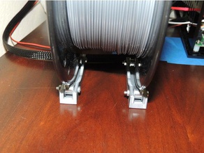 universal de filamentos soporte bobina la polea 3d impresora accesorios 3d print model - Mito3D