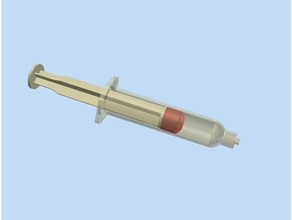 model syringe flux diy 3d print model - Mito3D
