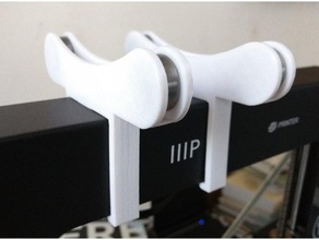 tush spool holder maker select plus 3d printer parts monoprice makerselect 3d print model - Mito3D