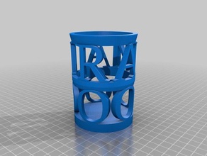 portalápices modelo muebles personalizado 3d print model - Mito3D