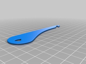weaving hook art tools 3d print model - Mito3D