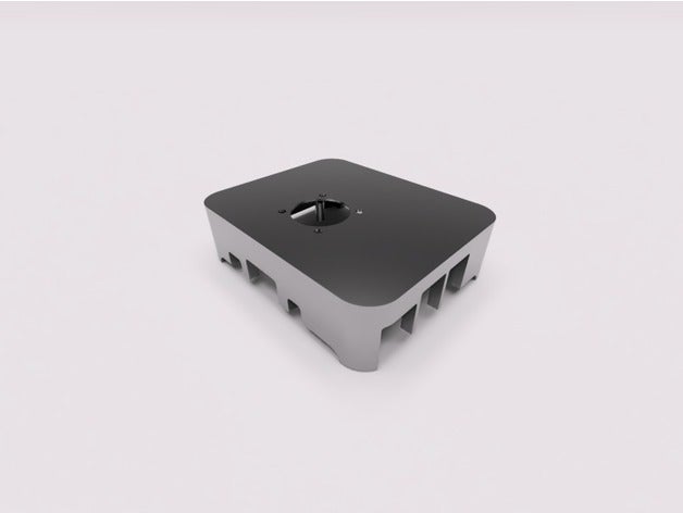 pi kasa fanı elektronik ahududu raspberry 3 case 3D print model - Mito3D
