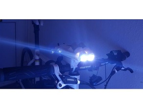 azione luce della bicicletta sport all'aperto del monte supporto per moto bici leggera il la escursioni in led a illuminazione 3d print model - Mito3D