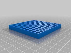 6mm 100 tool holders boxes customized 3d print model - Mito3D
