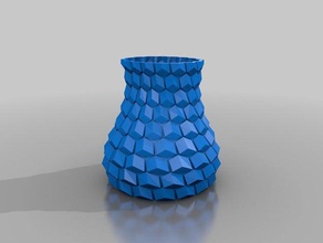 honeycomb vazo 2mm delikler açık bahçe 3d print model - Mito3D
