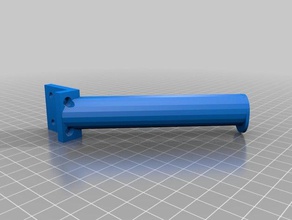 toilet paper roll holder 45&deg 3d printing 3d print model - Mito3D