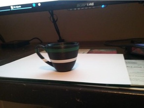 taza de café espresso 60mlstl cocina comedor coffeecup la expresso copa 3d print model - Mito3D