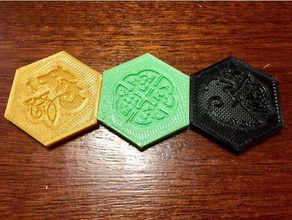 cassa di guerra i segnali controllo giochi gioco da tavolo boardgames accessori componenti warchest 3d print model - Mito3D