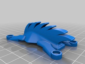hyperlite diş perisi fin mohawk rc araç kaplumbağa modu 3d print model - Mito3D