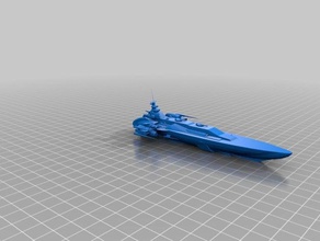 ark royal-Flotte Modelle shipfleet Raumschiff 3d print model - Mito3D
