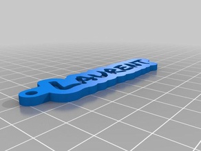 meine individuelle Schlüsselanhänger laurent 3d print model - Mito3D