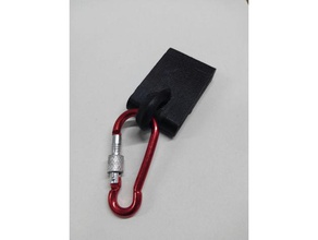 cinturón de clip mosquetón deporte al aire libre zona del clave llavero llaves mosqueton porta 3d print model - Mito3D