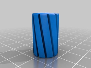 spirale vase linéaire de 82,3 d l'imprimante accessoires personnalisé 3d print model - Mito3D