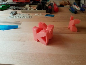 w&uumlrfel nintendo-style i segni loghi cubo la decorazione k-cubo wrfel 3d print model - Mito3D