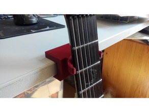 table guitar holder music useful 3d print model - Mito3D