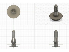 porta passo clip vw t4 automotive 3d print model - Mito3D