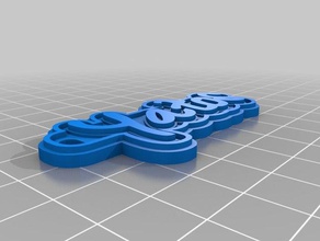 yatos de porte-clés personnalisé 3d print model - Mito3D