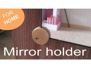 mirror holder household 3d print model - Mito3D