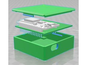 nodemcu Fall tool Inhaber Boxen 3d print model - Mito3D