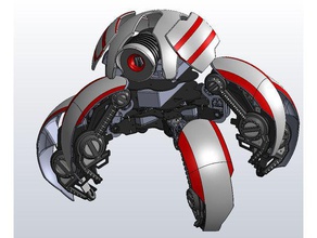arackna in der Robotik arduino hexapod robotique servomotor teensy 3d print model - Mito3D