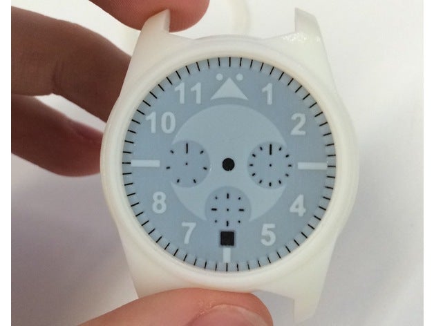 reloj de pulsera mecánico joyería 3D print model - Mito3D