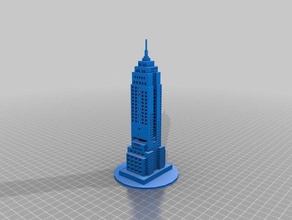 empire state building windows hoke luz 3d impressão 3d print model - Mito3D