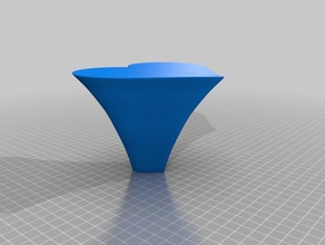 hart-vase Modell 2 3 d drucken 3d print model - Mito3D
