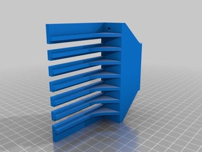 fredde cabo de patch organizador organização gestão cabos eurorack ikea modular 3d print model - Mito3D