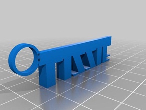 lizzie keychain 3d printing name 3d print model - Mito3D