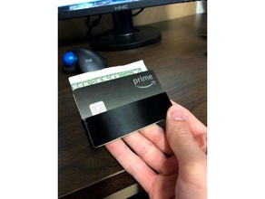 super minimal walletcard holder accessories business card minimalist wallet 3d print model - Mito3D
