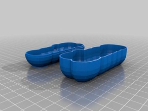 simo text containers customized 3d print model - Mito3D