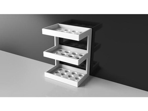 sponge holder -modular bathroom 3d print model - Mito3D