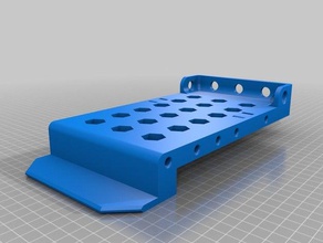 moto cargo rack bricolage 3d print model - Mito3D