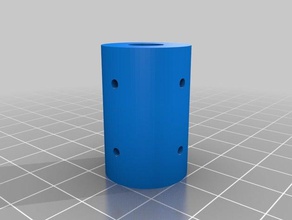 simple shaft coupler 5-8 parts customized 3d print model - Mito3D
