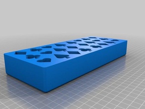 legal bandeja de cubos gelo gelatina molde família 3d print model - Mito3D