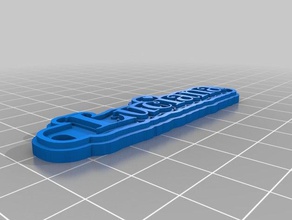 my customized multiline tag keychain luciana name keychains 3d print model - Mito3D