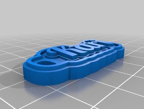 llaver karina chaveiros personalizado 3d print model - Mito3D