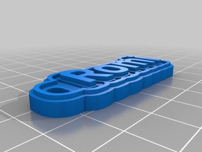 llavero de romina llaveros personalizado 3d print model - Mito3D