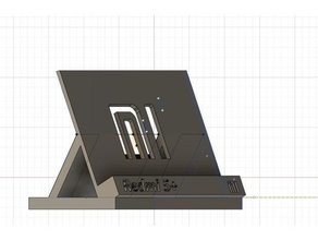 xiaomi redmi 5+ stand gadget dock 3d print model - Mito3D
