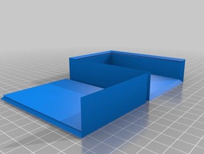 parametric card box sliding lid games 3d print model - Mito3D