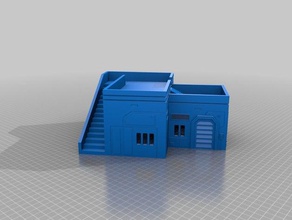 star wars legion medium house 2 hobby terrain 3d print model - Mito3D