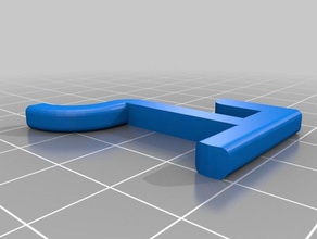 baja poli plano de tablero gancho la herramienta los titulares cajas 3d print model - Mito3D
