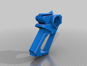 slugterra blaster mk ii 3d l'impression 3d print model - Mito3D