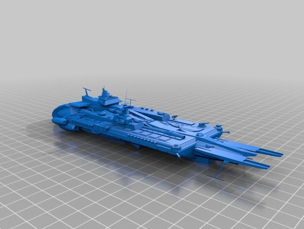 sms novastar cruser models battleship fleet spaceship 3D print model - Mito3D