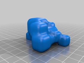 metaball-cubes Skulpturen 3d print model - Mito3D